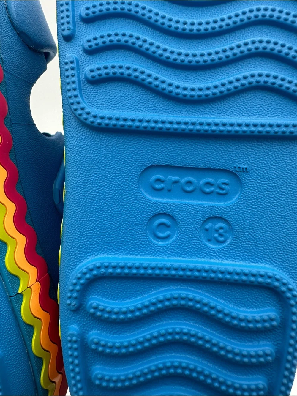 CROCS Crocband Cruiser Ricrac Sandals Size C13